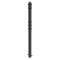 Dekorativ puller | Serie 479B | � 76 mm | fastmonteret, til indst�bning i beton med jordanker, total l�ngde ca. 1300 mm | uden l�s | med 1 �je